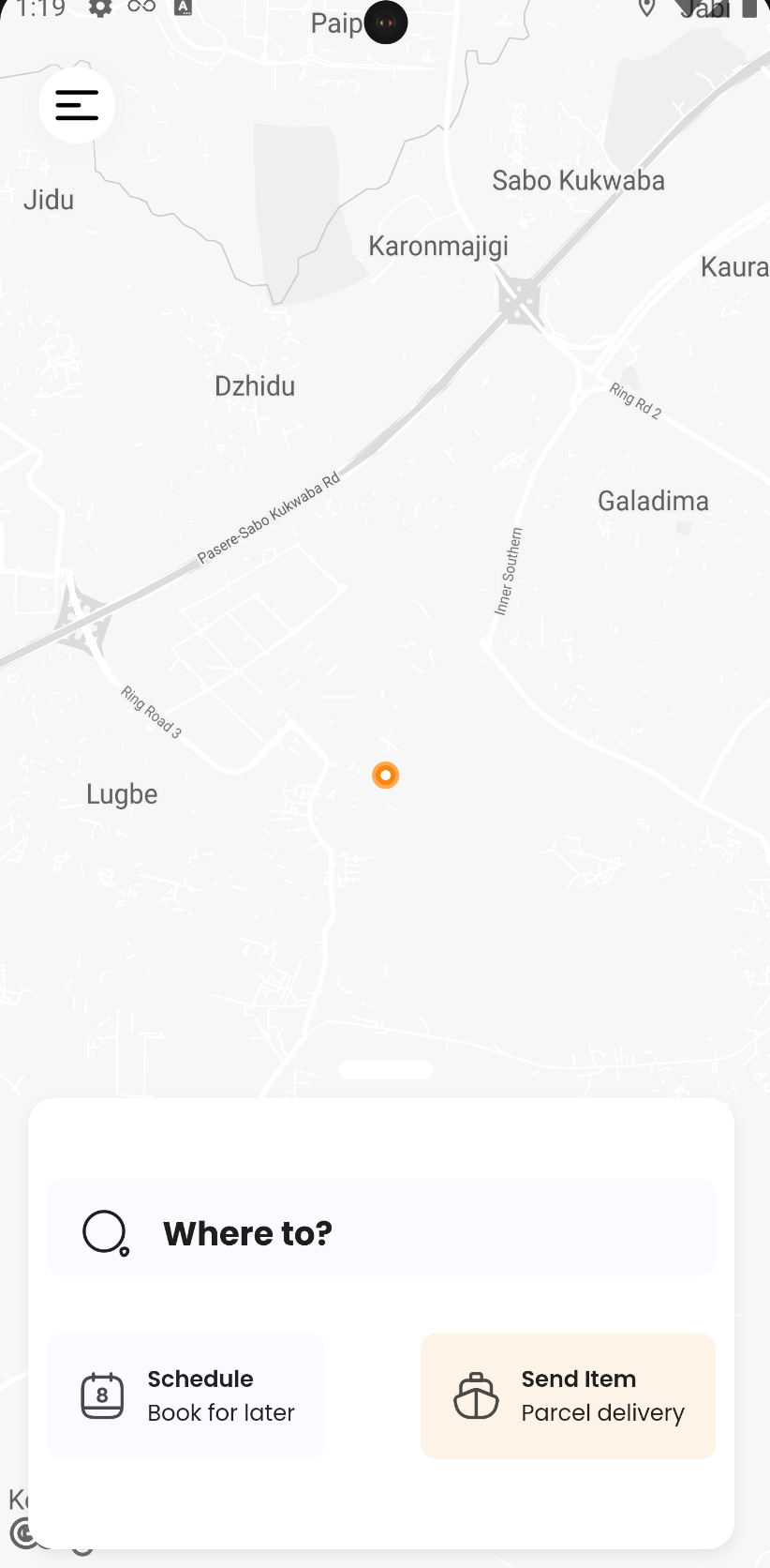 CabConnect App Screenshot